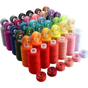 72 PCS Sewing Thread Assortment 36 Color Thread for Sewing Machine 36 Ribbons